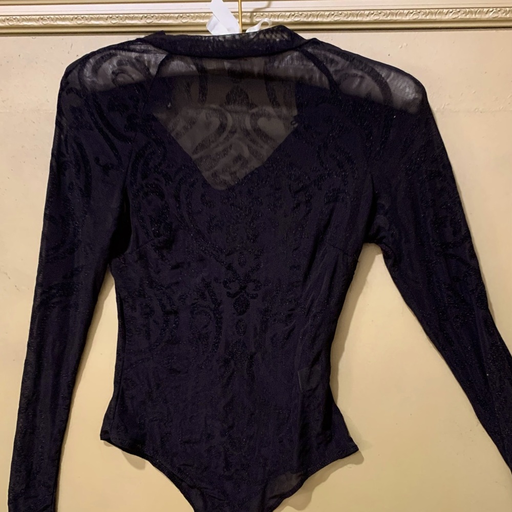 Gorgeous Fashion Nova Lacy Bodysuit
